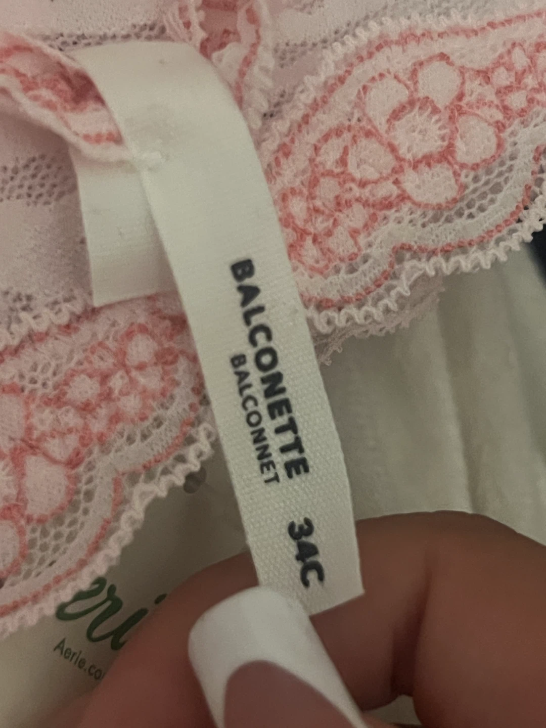 Aerie Pink Lace Bra - photo 5