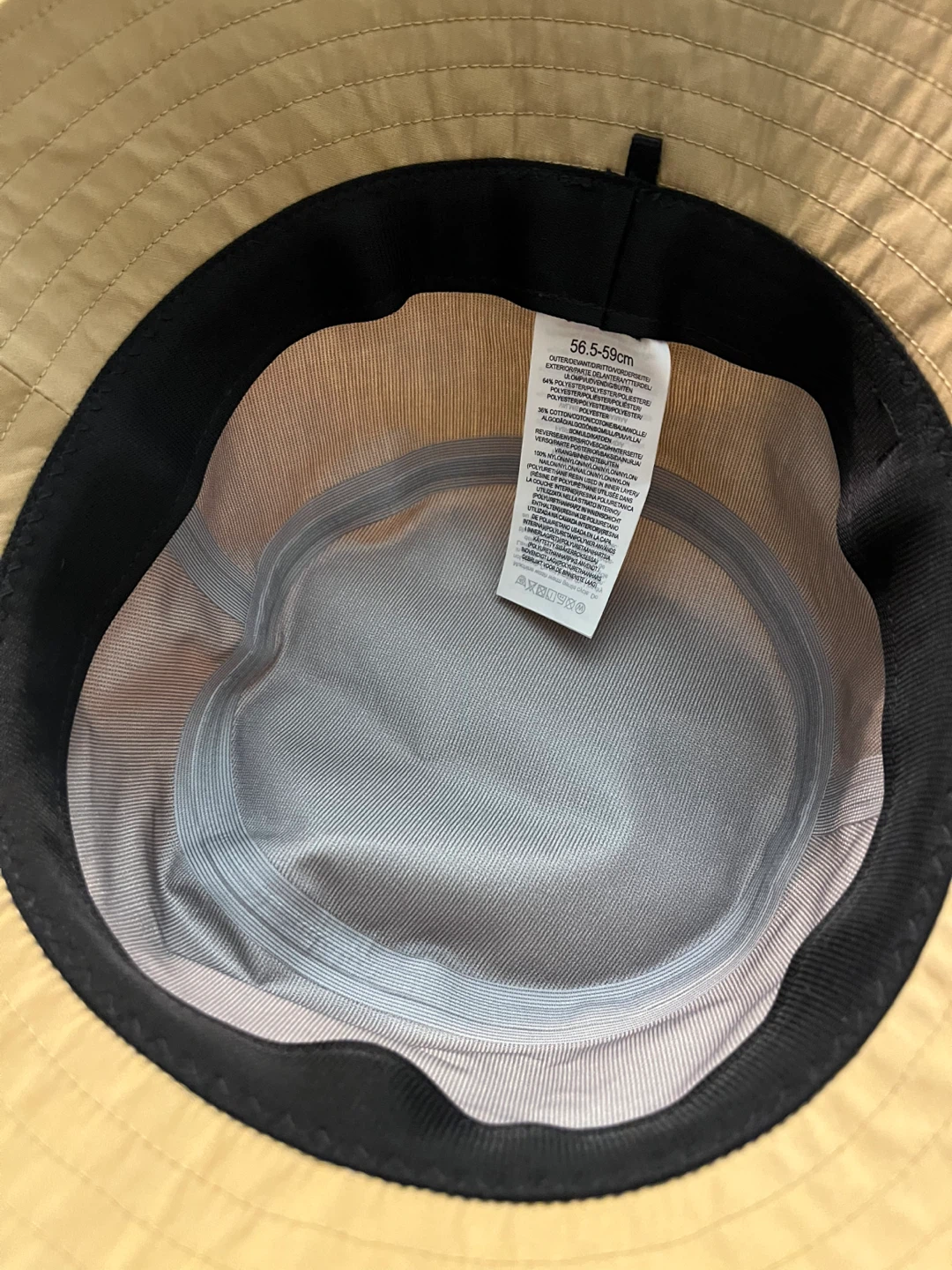 Tan / Beige Water-Resistant Bucket Hat – Unisex ( - photo 3