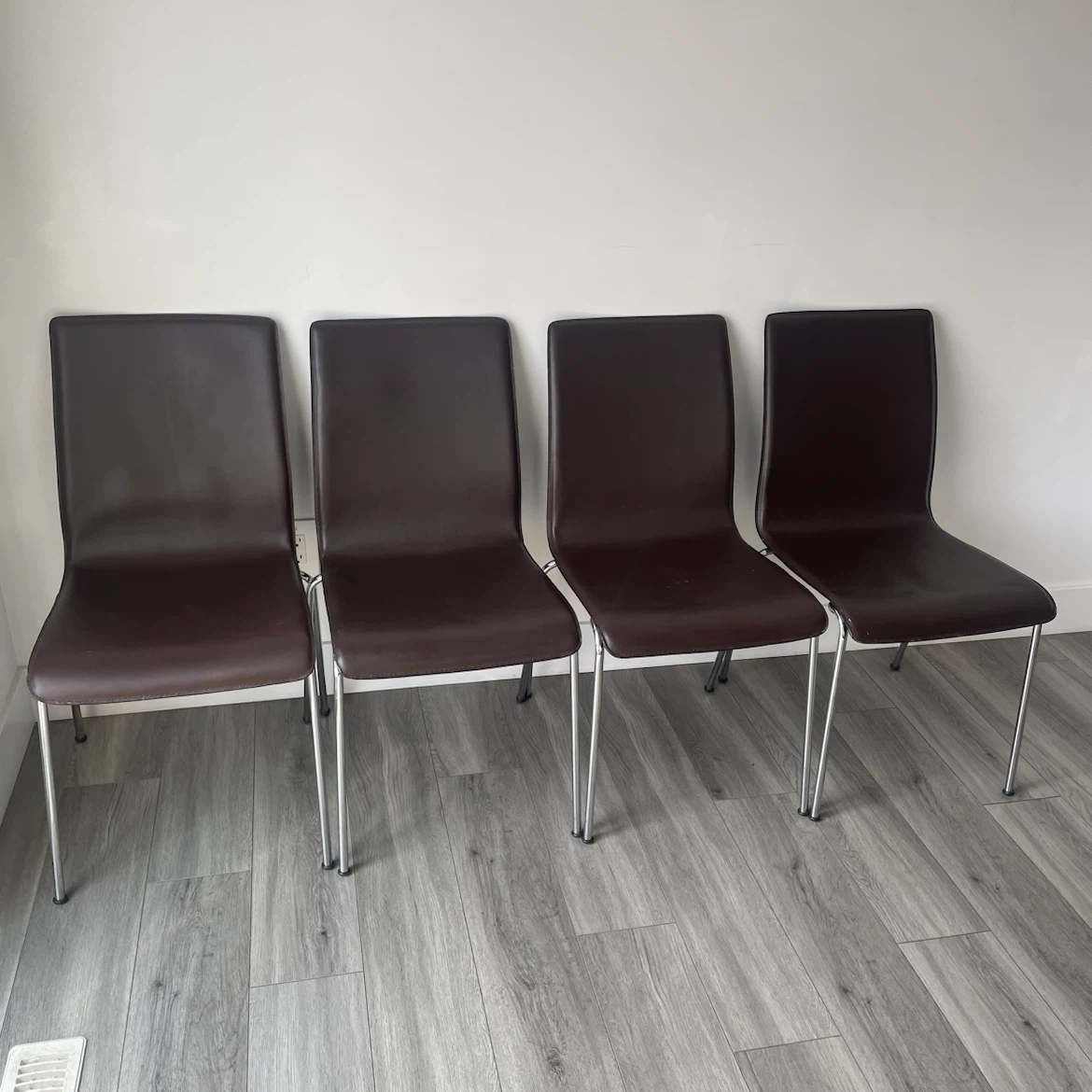 4 Leather Chairs