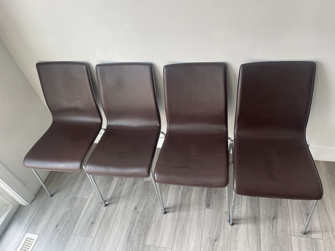 4 Leather Chairs - photo 4