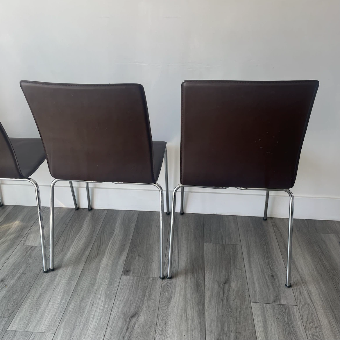4 Leather Chairs - photo 5