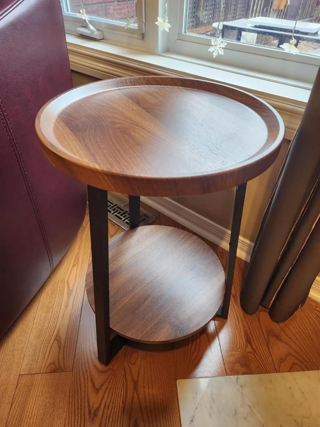 2-Tier Round Side Table