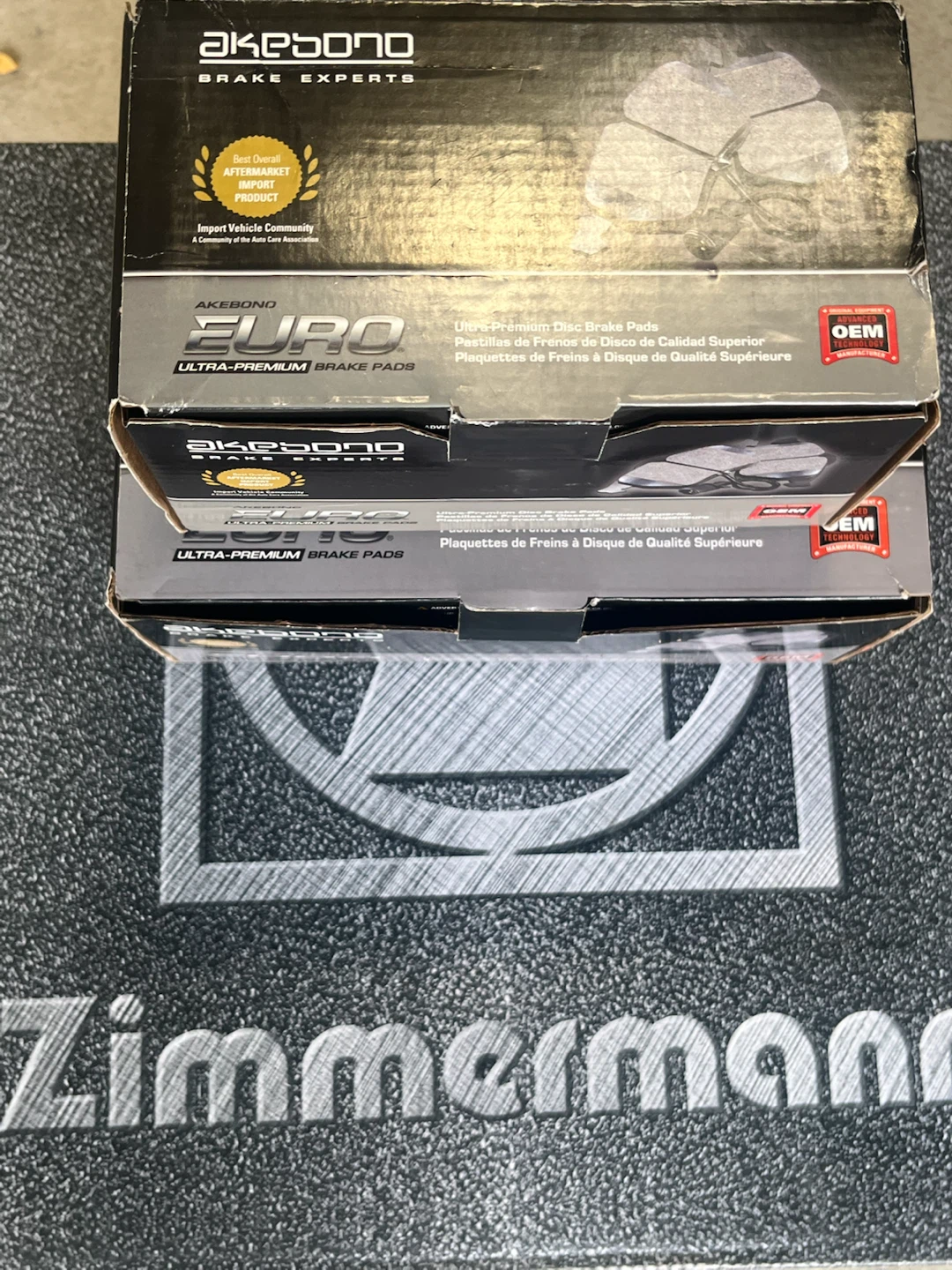 Akebono EURO Ultra-Premium Disc Brake Pads - photo 2