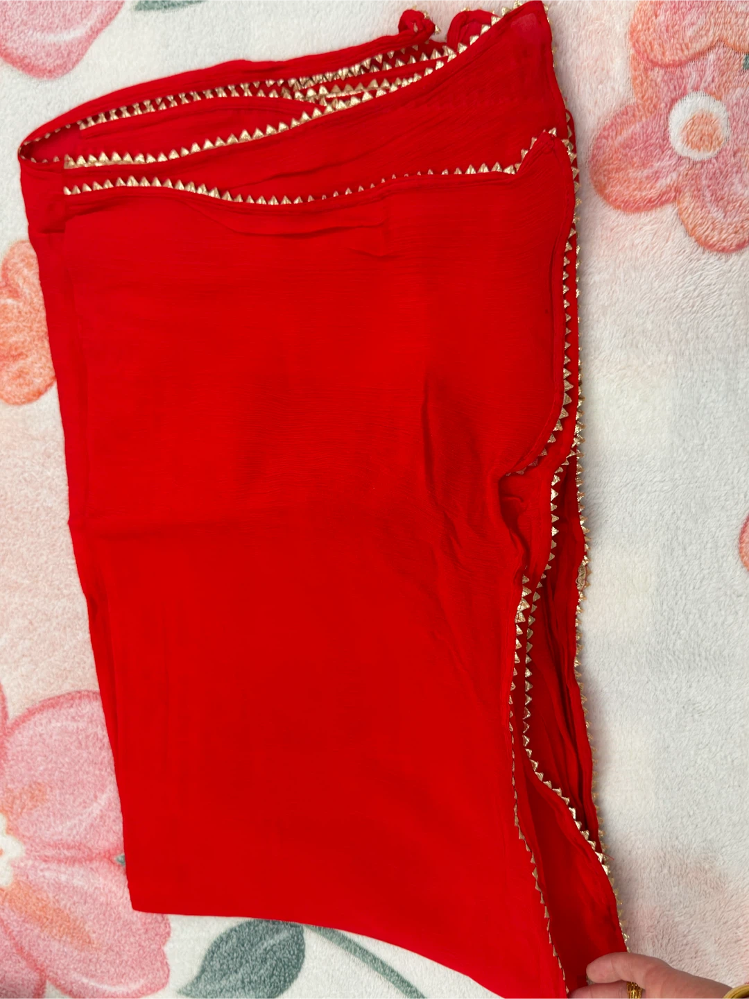 Red Skirt shirt with duppatta - photo 5