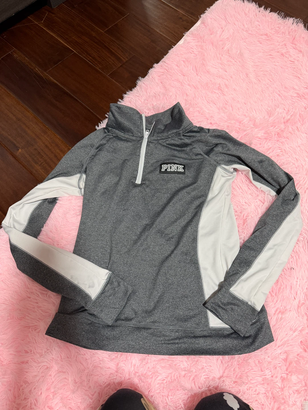 Pink Victoria's Secret Ultimate 1/4 Zip Pullover