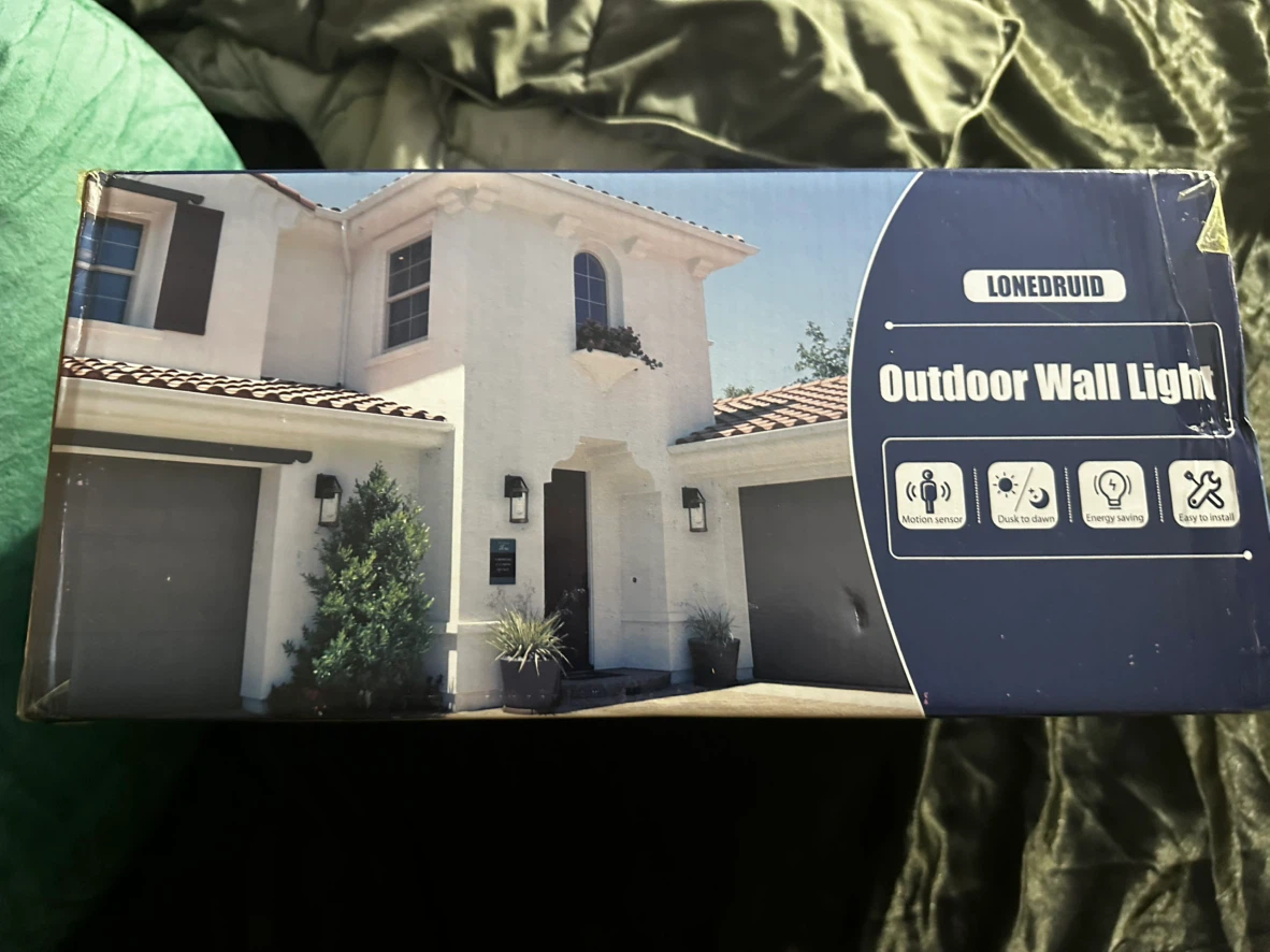 LONEDRUID Outdoor Wall Light - Motion Sensor - photo 2