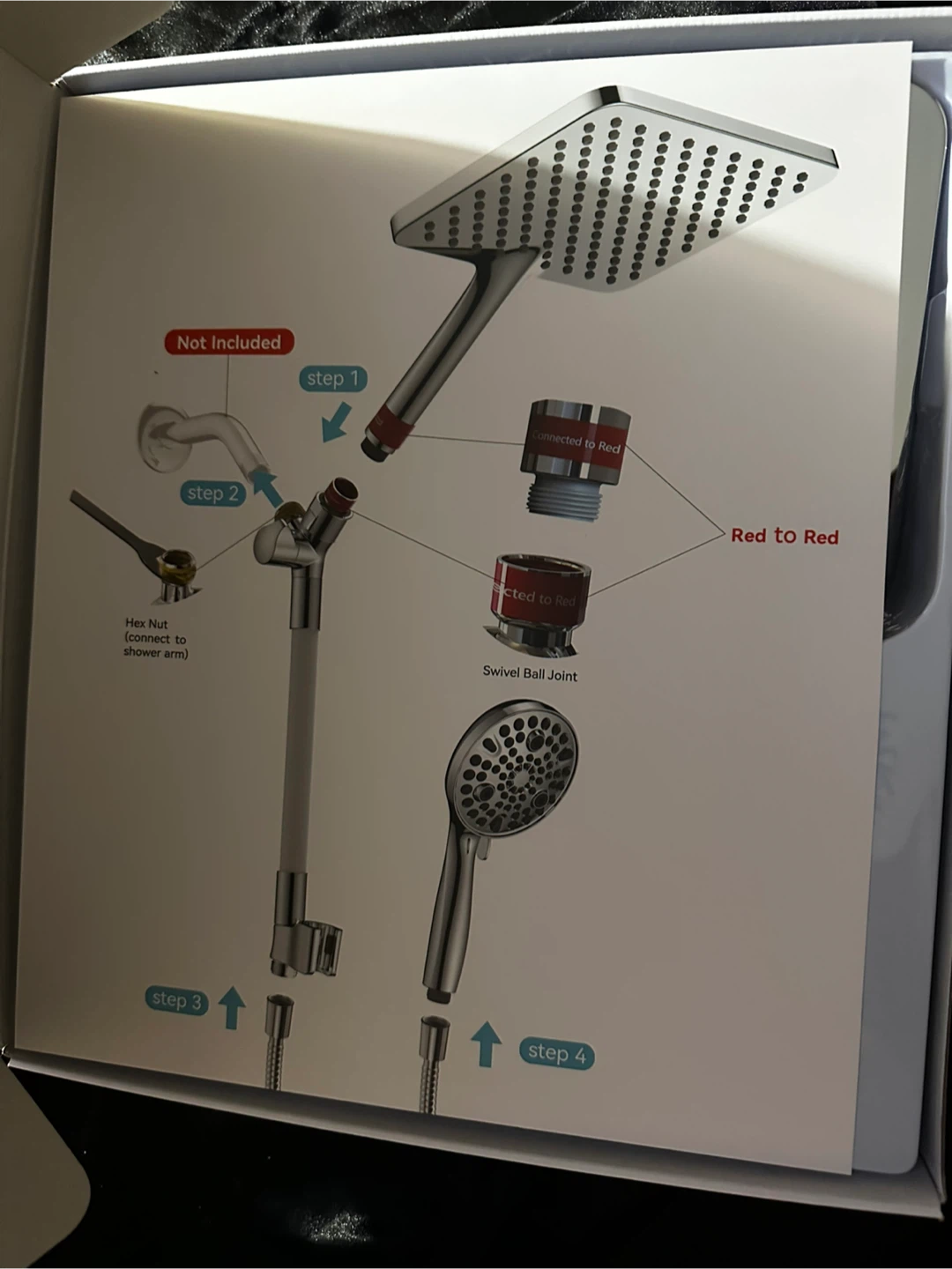 MAKEFIT Dual Shower Head Combo - photo 3