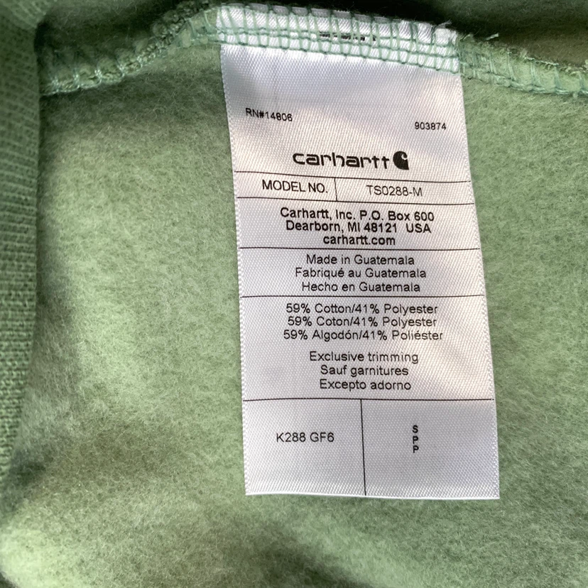 Carhartt Mens/Boys Fleece Hoodie X-Small, Small Loose Fit NEW - photo 3