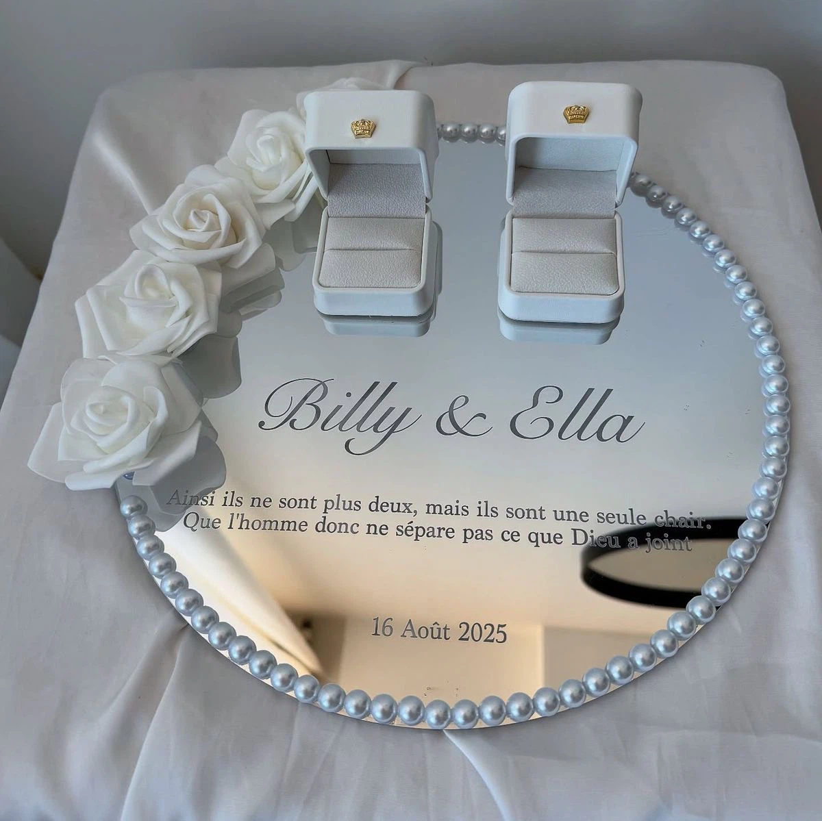 Custom MIRROR ring tray CHEAP