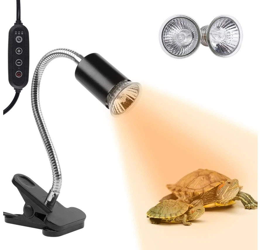 Reptile Heat Lamp with Clamp