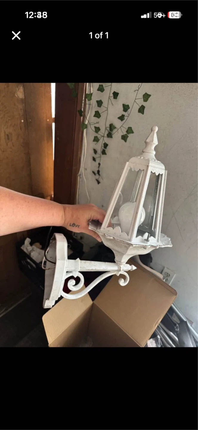 Porch wall lights