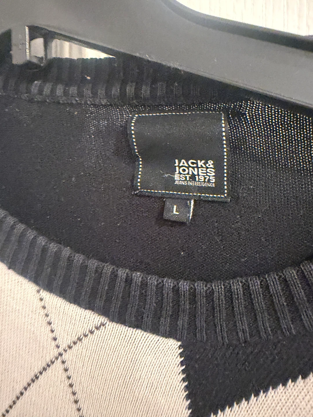 Jack & Jones Argyle Knit Sweater - photo 2