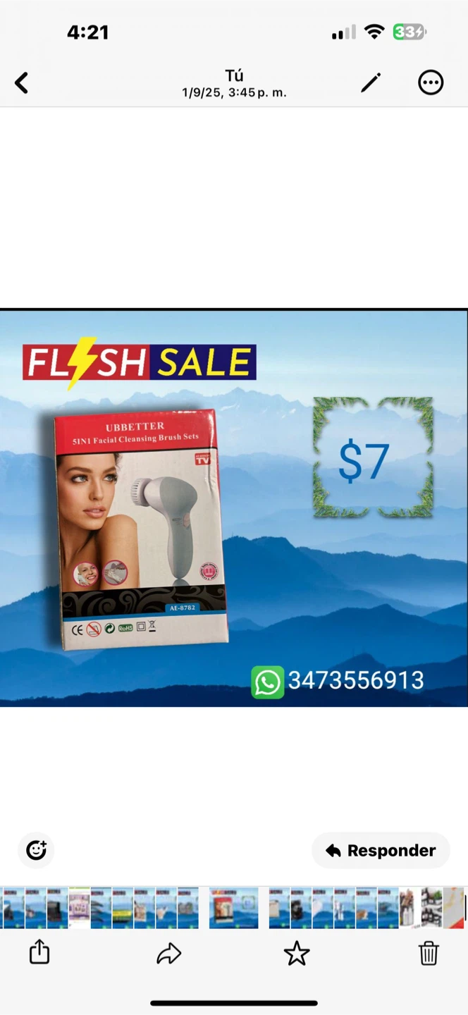 UBBETTER 5IN1 Facial Cleansing Brush Sets