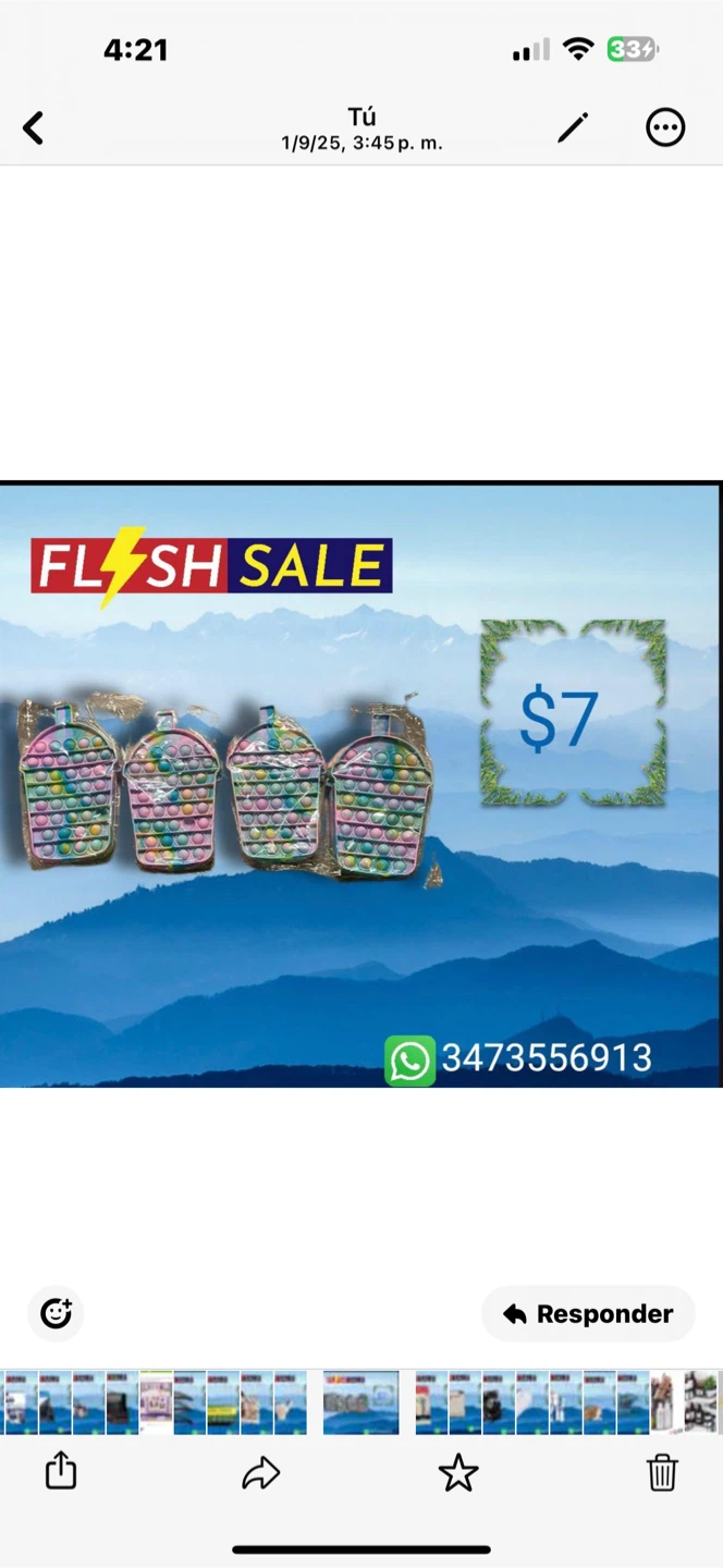 Bubble Pop Fidget Toy 4 Pack