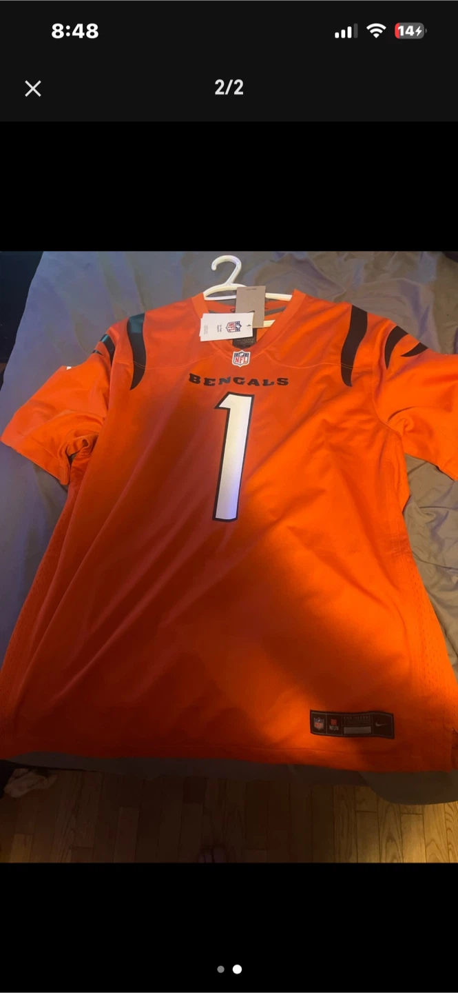 Cincinnati Bengals Ja’Marr Chase #1 Jersey