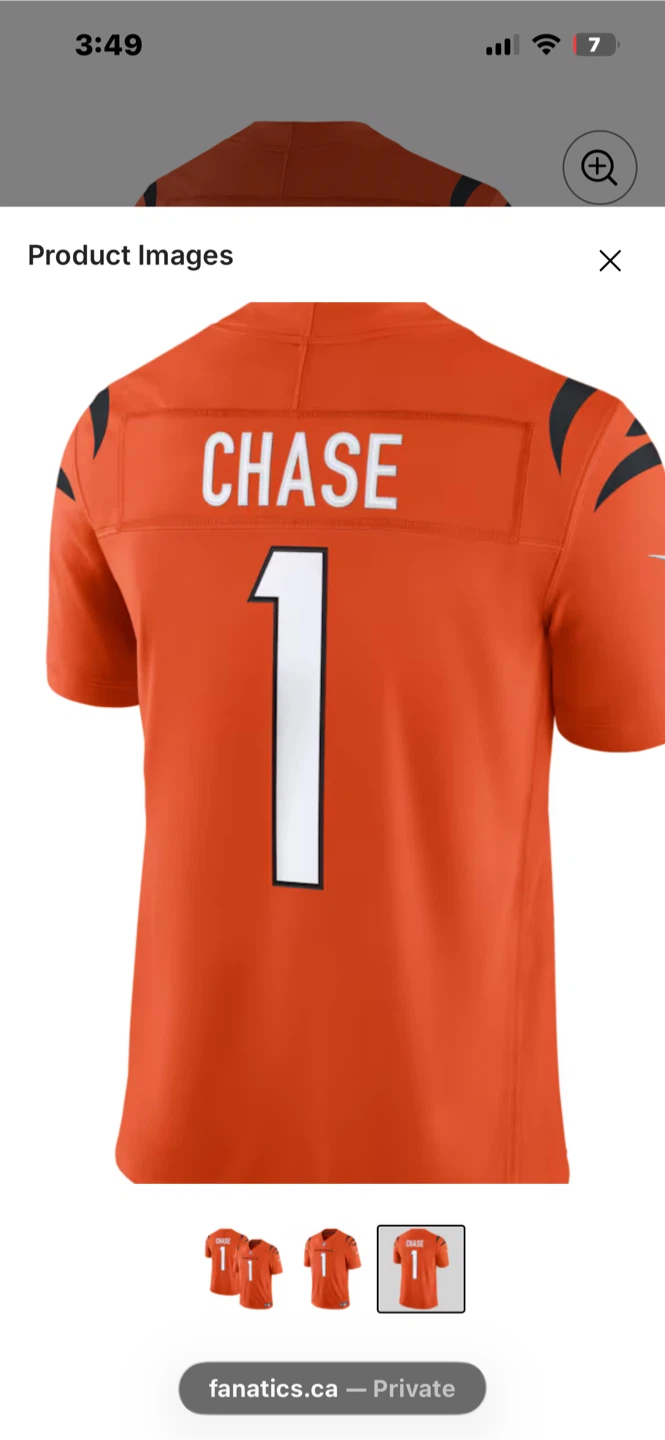 Cincinnati Bengals Ja’Marr Chase #1 Jersey - photo 2