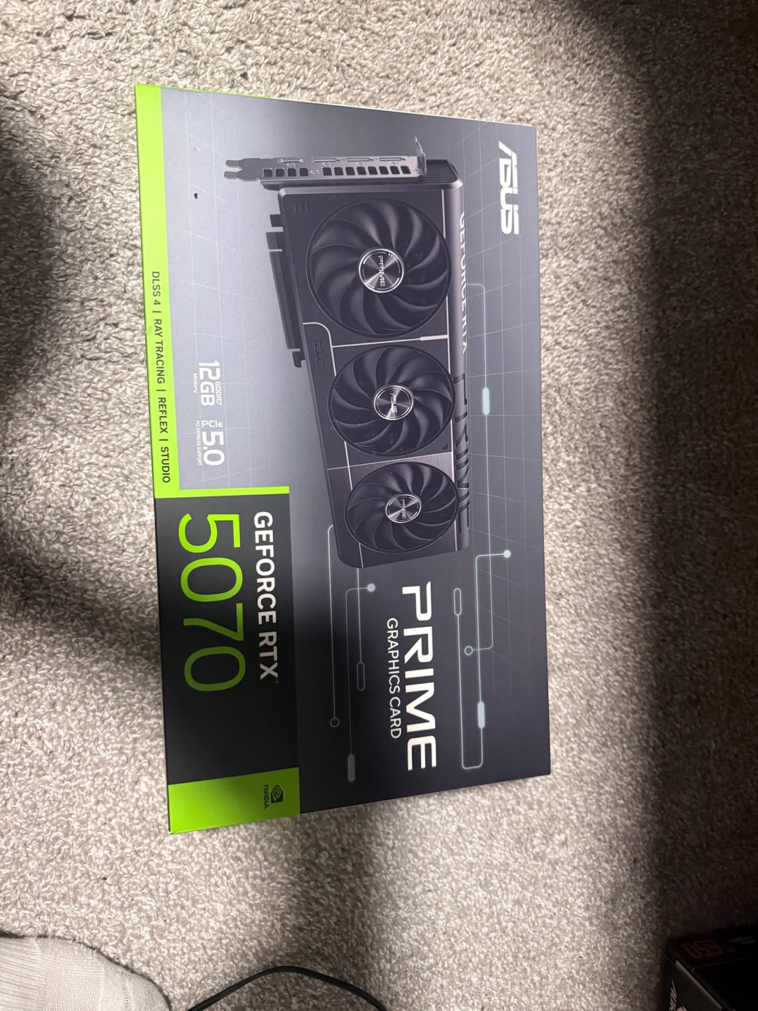 ASUS Prime GeForce RTX 5070 12GB GDDR7 Graphics Card
