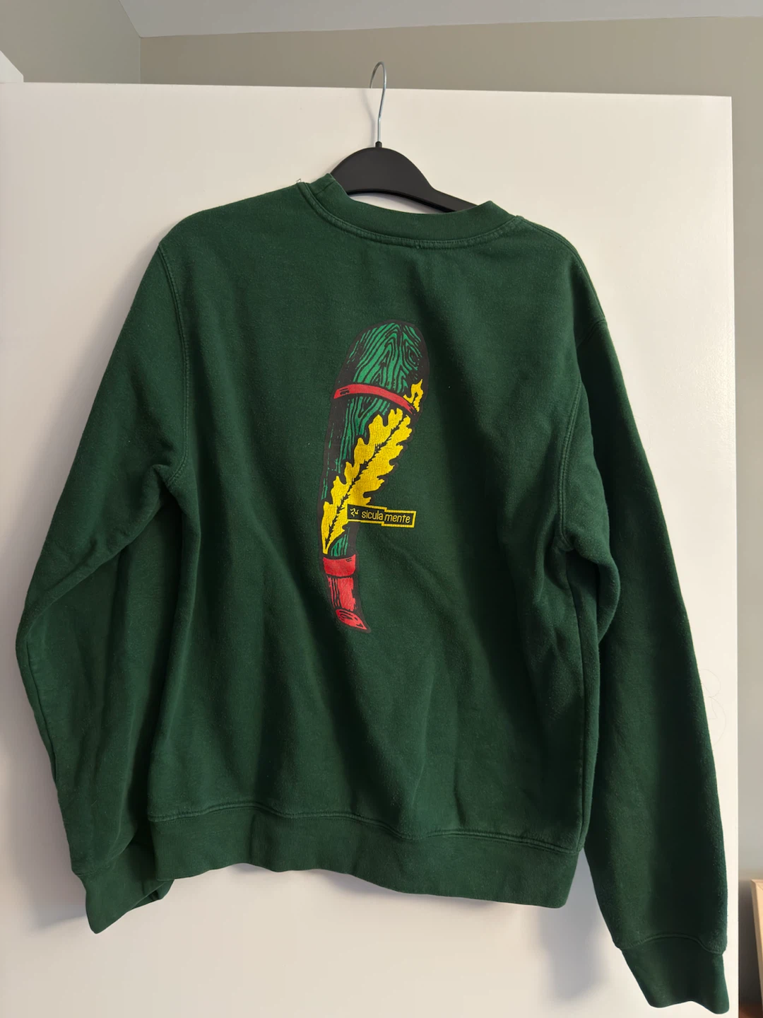 Siculamente Green Crewneck Sweatshirt