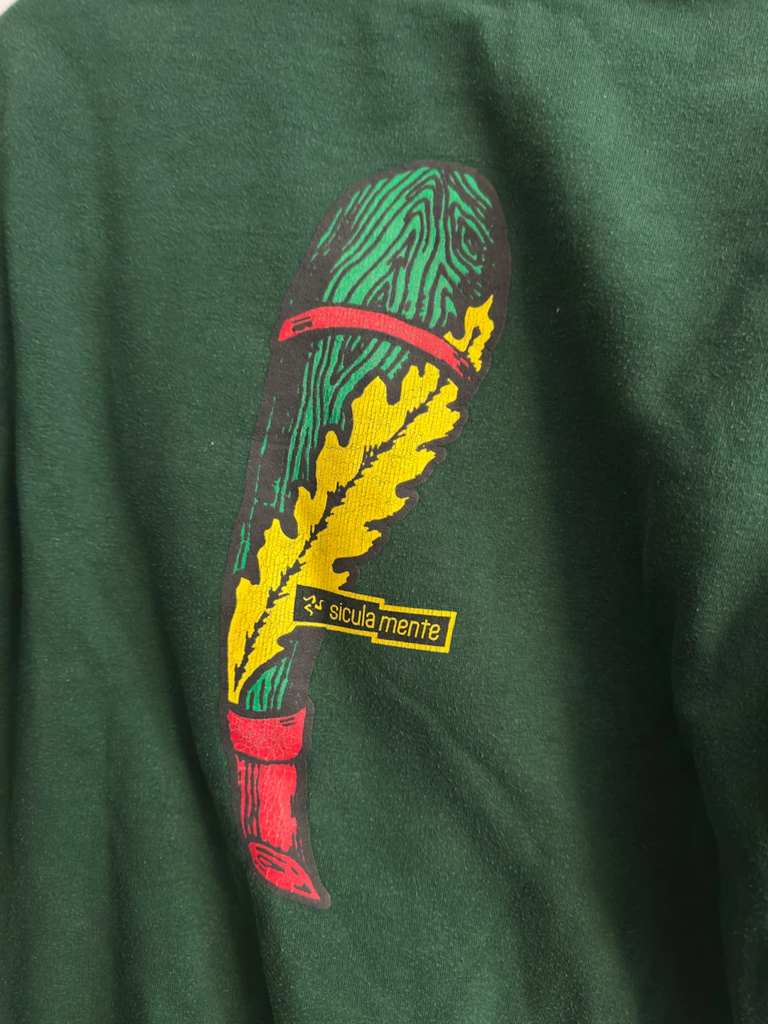 Siculamente Green Crewneck Sweatshirt - photo 2
