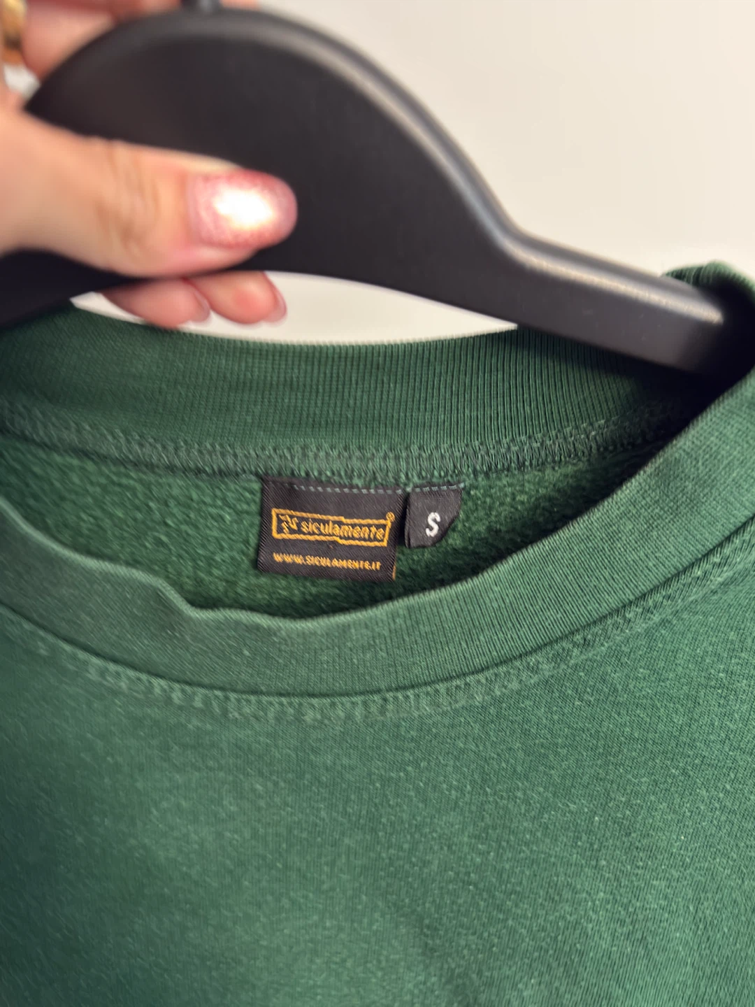 Siculamente Green Crewneck Sweatshirt - photo 3