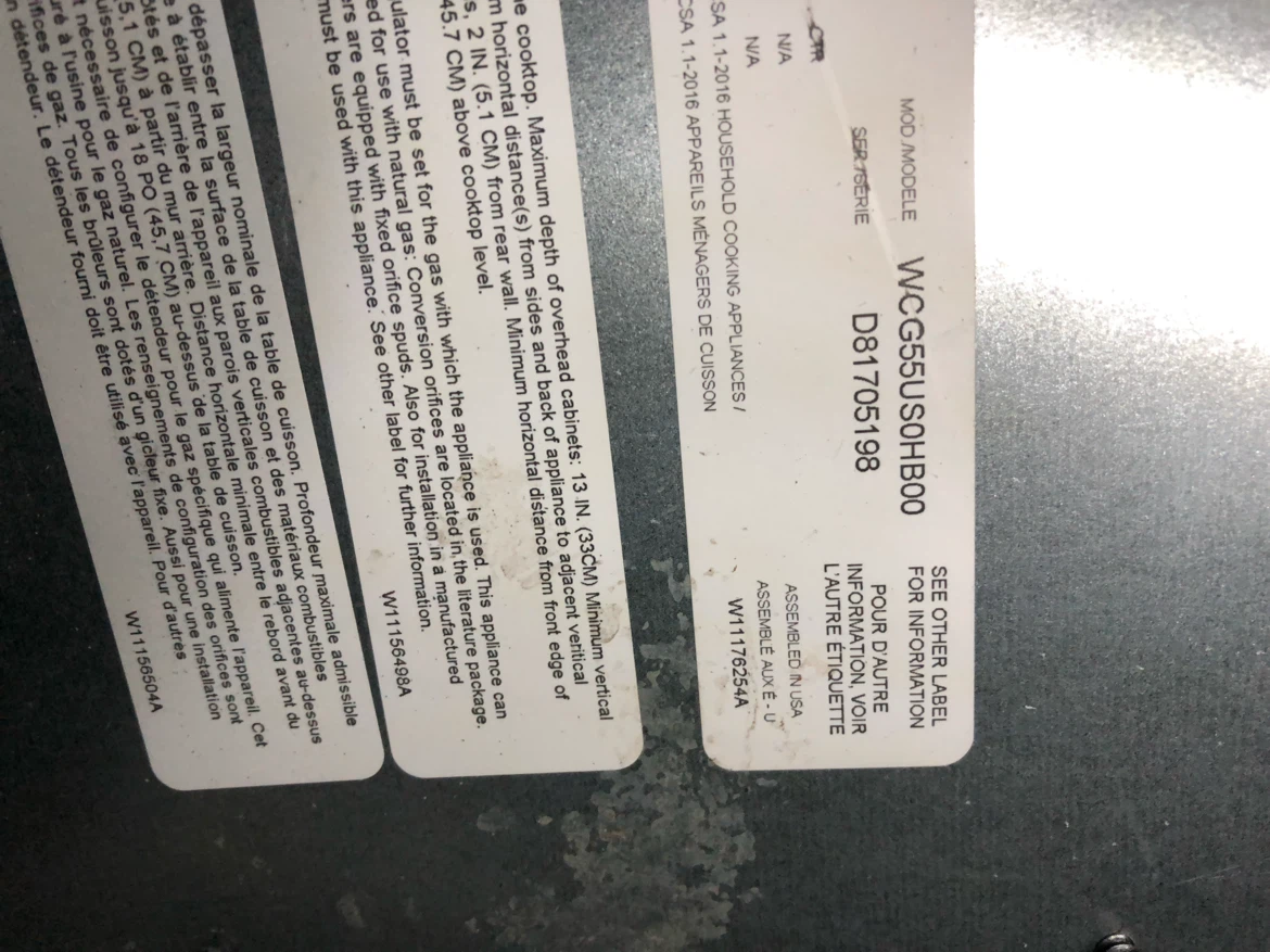 Whirlpool 30-inch Gas Cooktop WCG55US0HB - photo 2