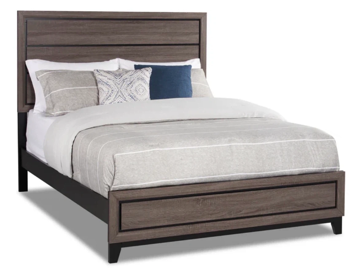 Grey Wood Bedroom Set - photo 2
