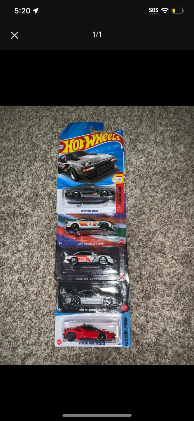 Hotwheels sports cars