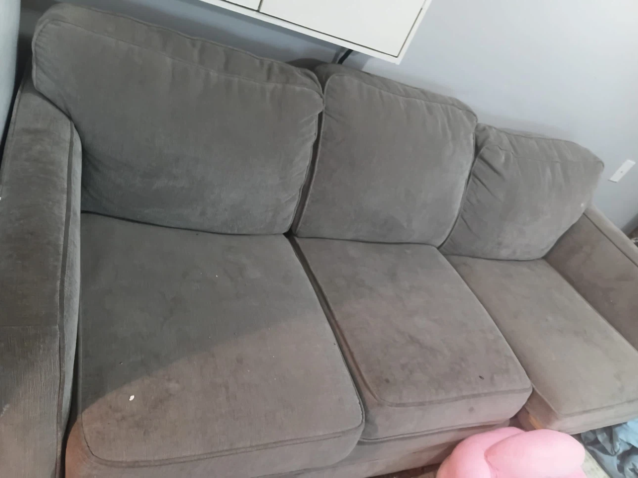 Grey Fabric Sofa - photo 2