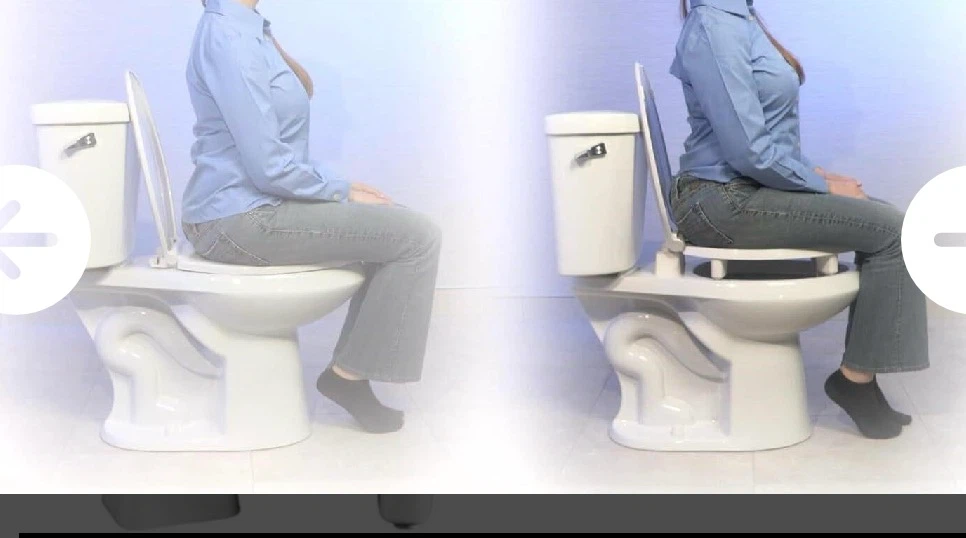 White Elongated Toilet Seat - photo 3