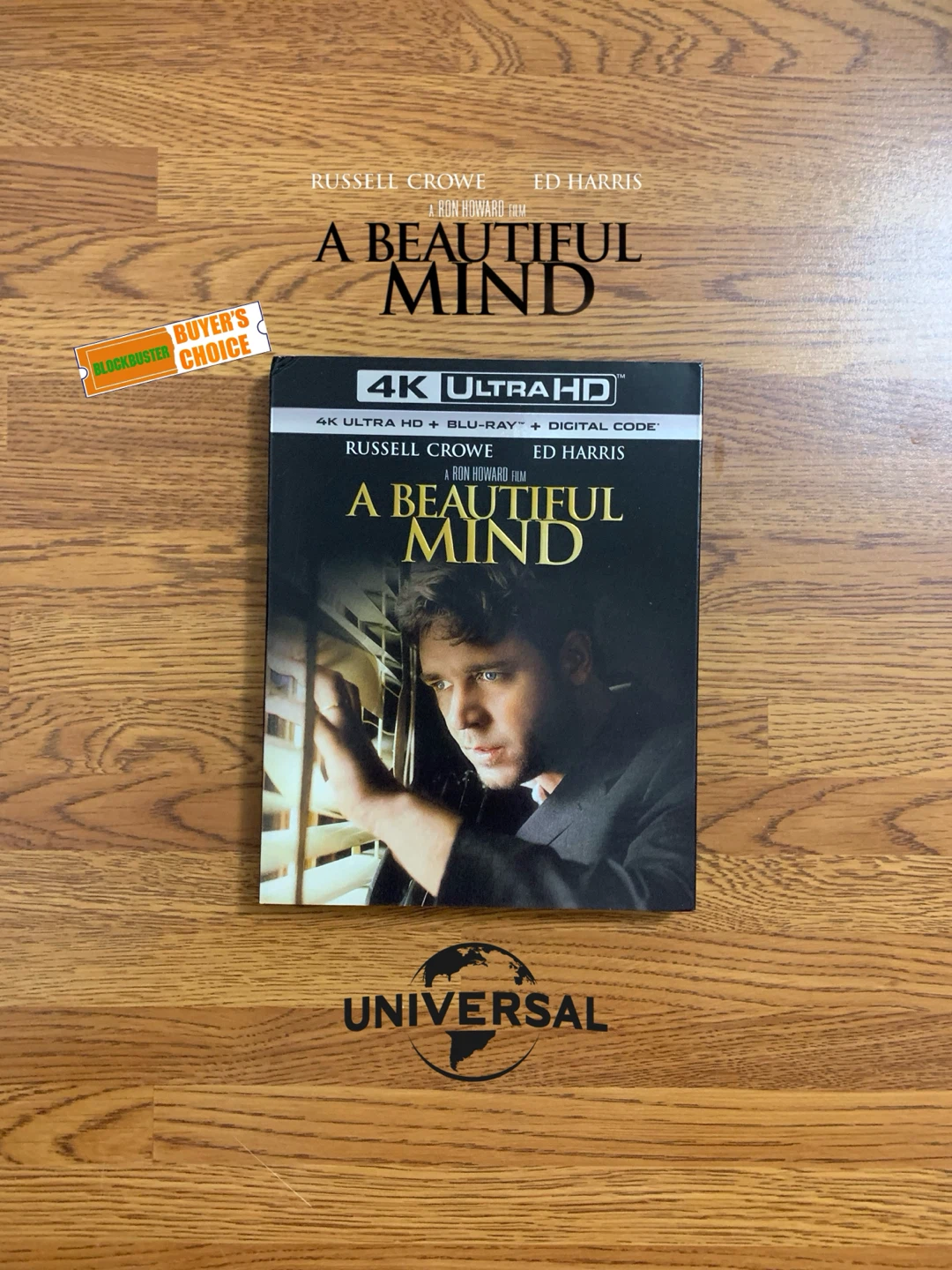 A Beautiful Mind 4K UHD Blu-ray Combo Pack