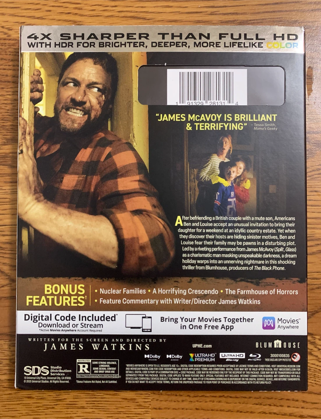 Speak No Evil 4K UHD Blu-ray Combo Pack - photo 2