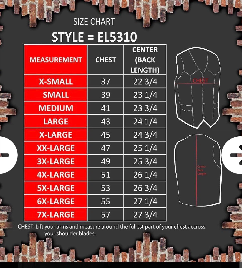 EVENT LEATHER Men's Black Leather Vest - photo 3