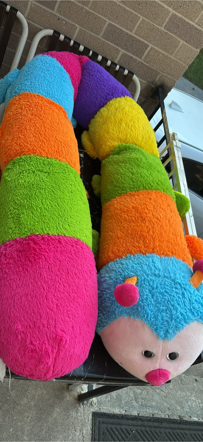 Large Stuffed Caterpillar Plush Toy