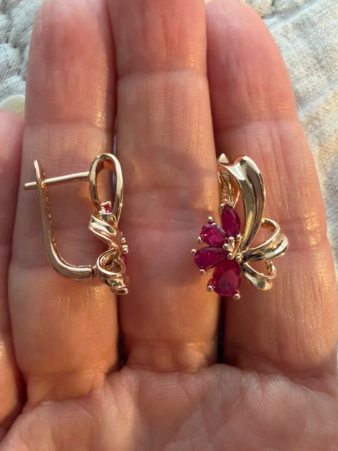 New 14k gemstone earrings