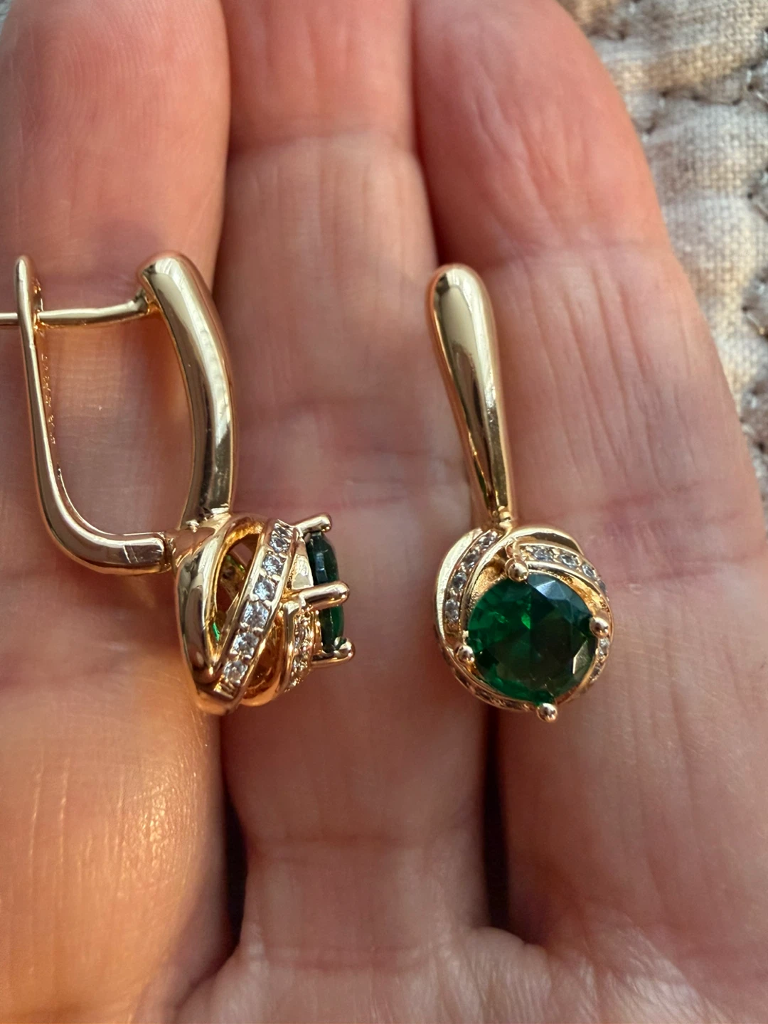 New 14k gemstone earrings