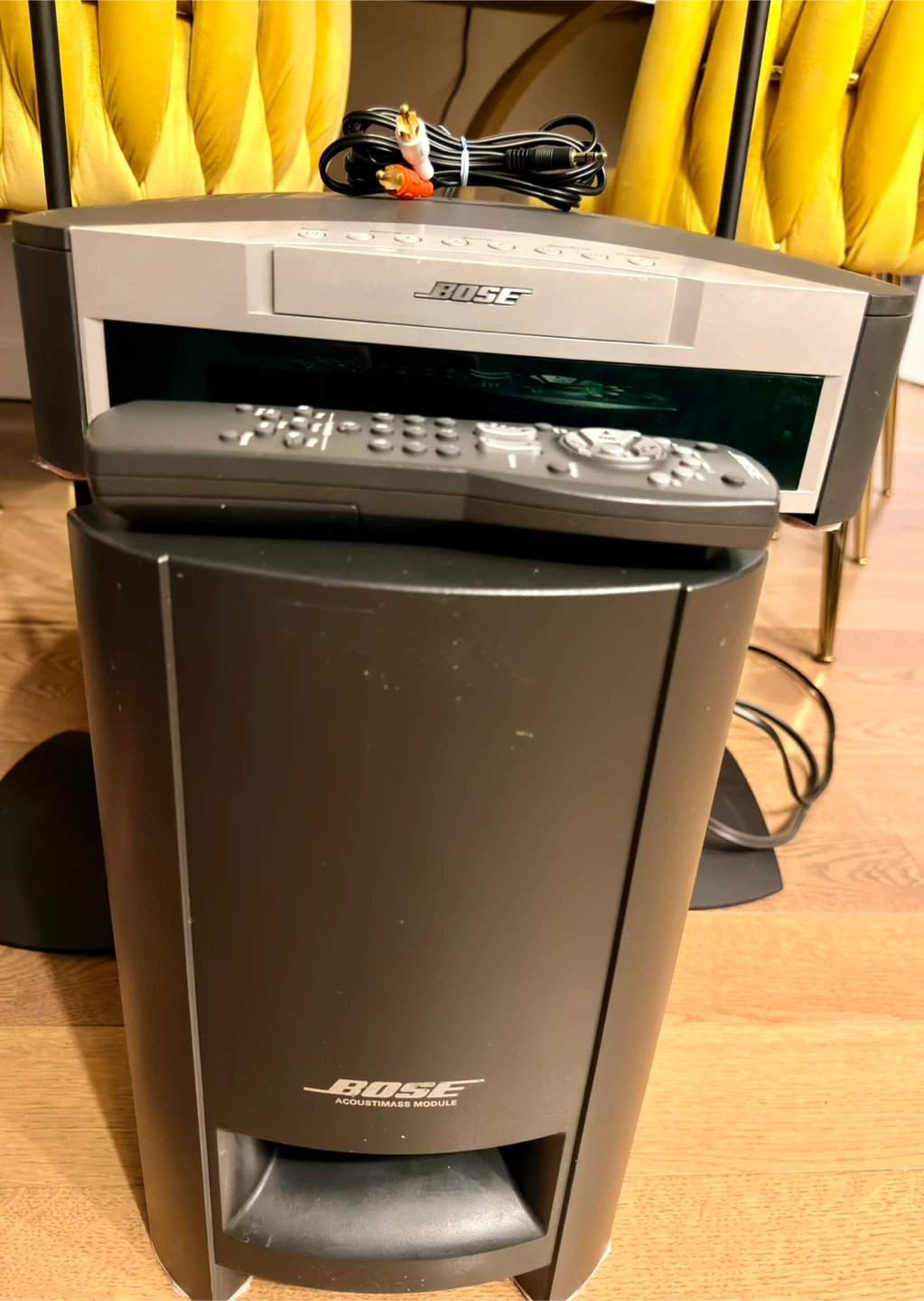 Bose 3 2 1 Sistem Stands r/c and Cables