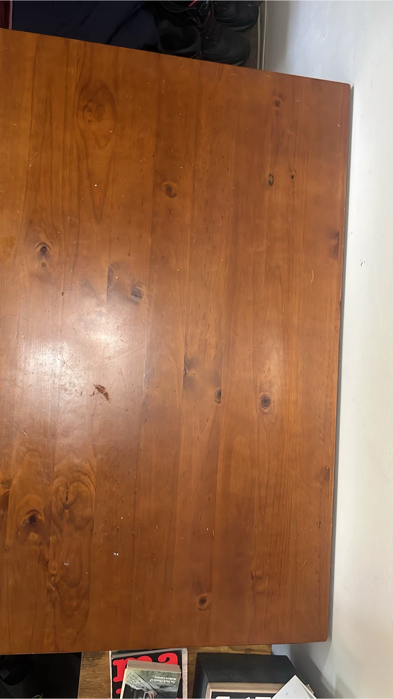Dark Wood Dining Table Set with Benches - photo 5