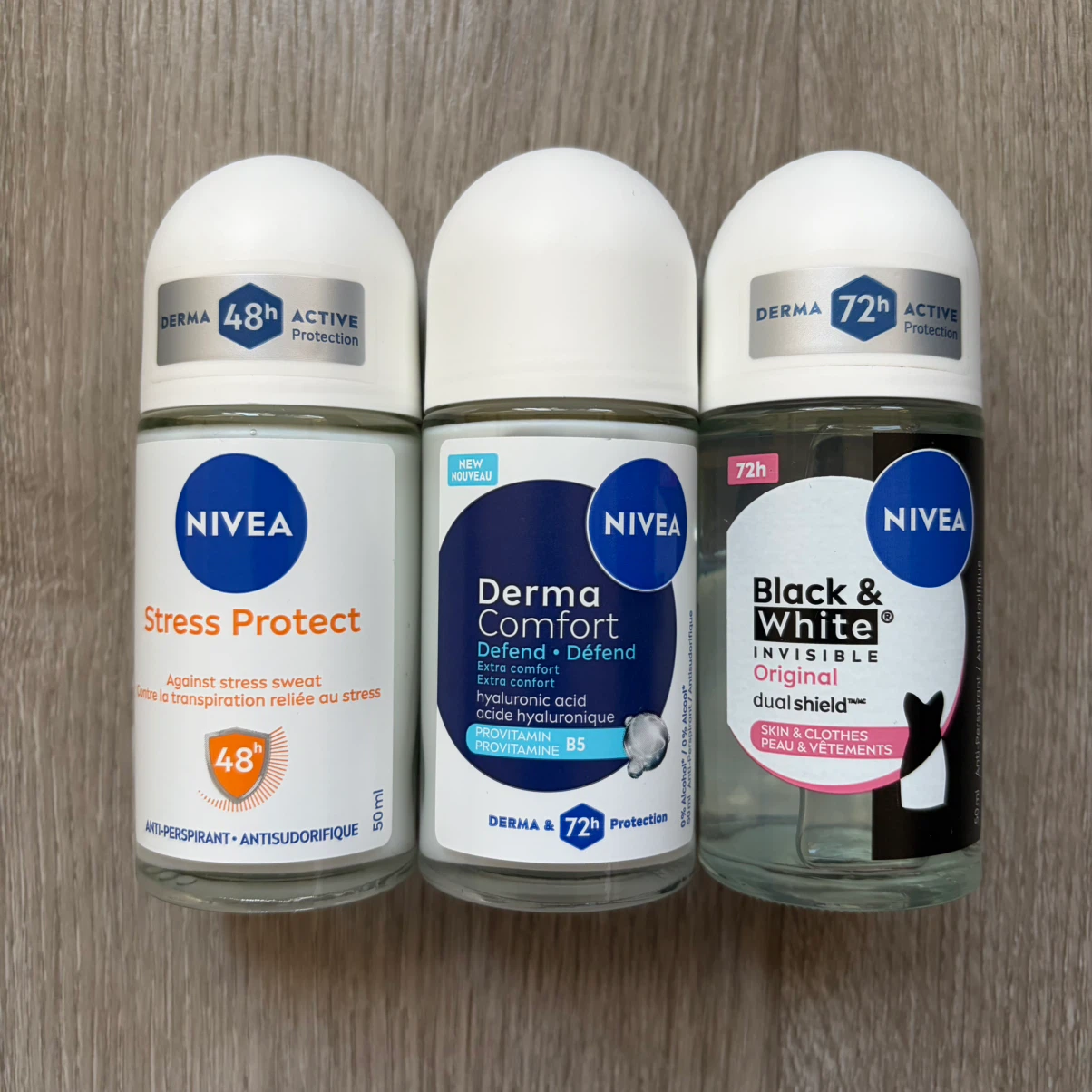 Nivea Roll-On Anti-Perspirant x 3