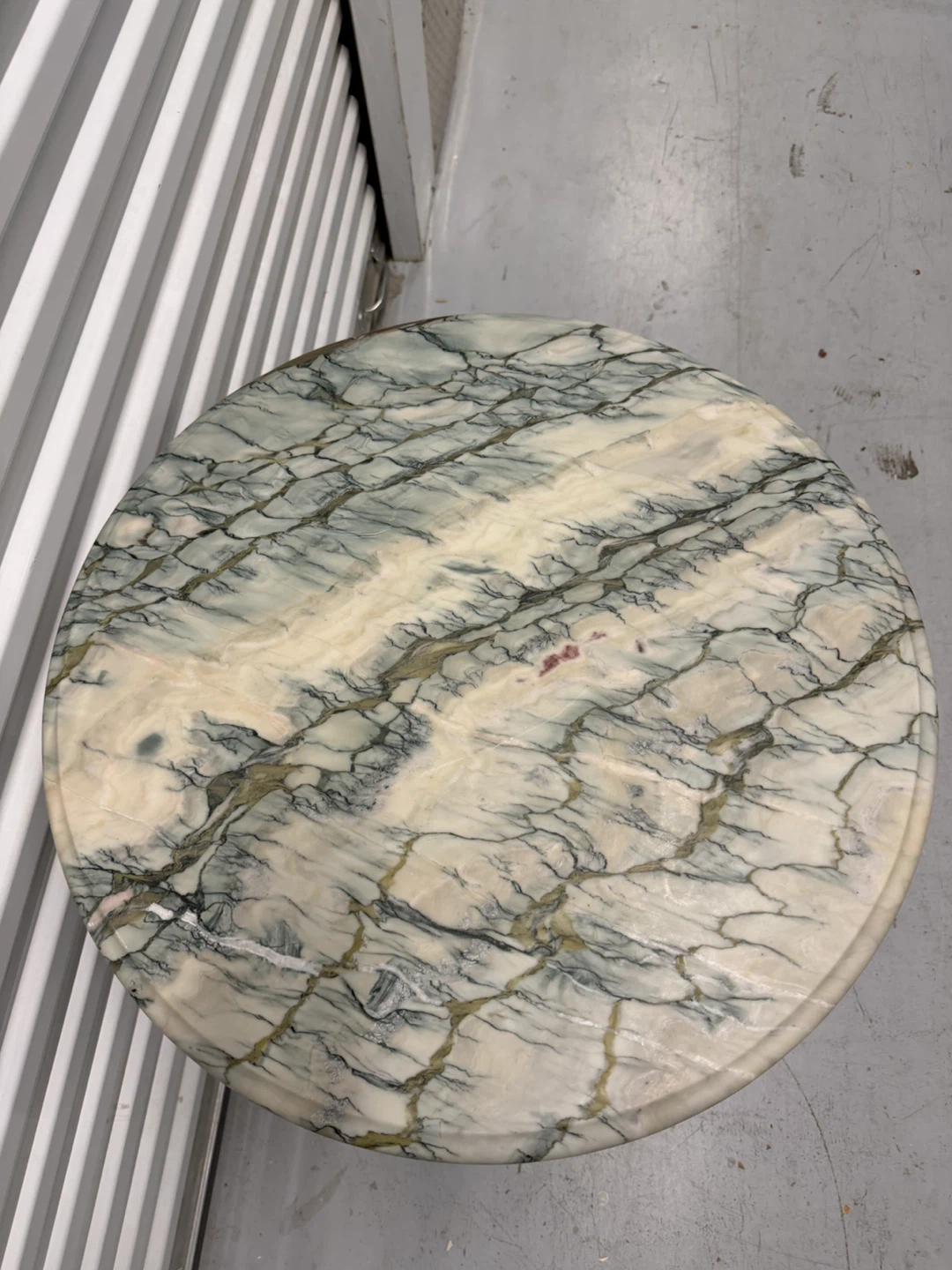 24” Round Marble Top bistro Pedestal Table - photo 3