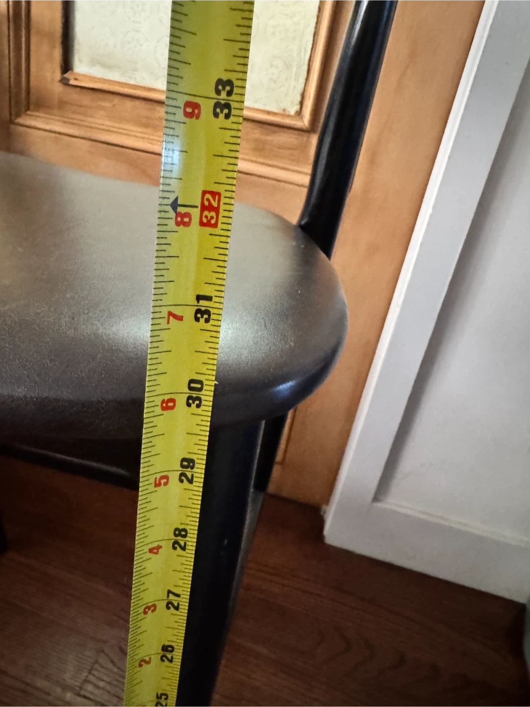 Black Wooden Bar Stool- West Elm - photo 2
