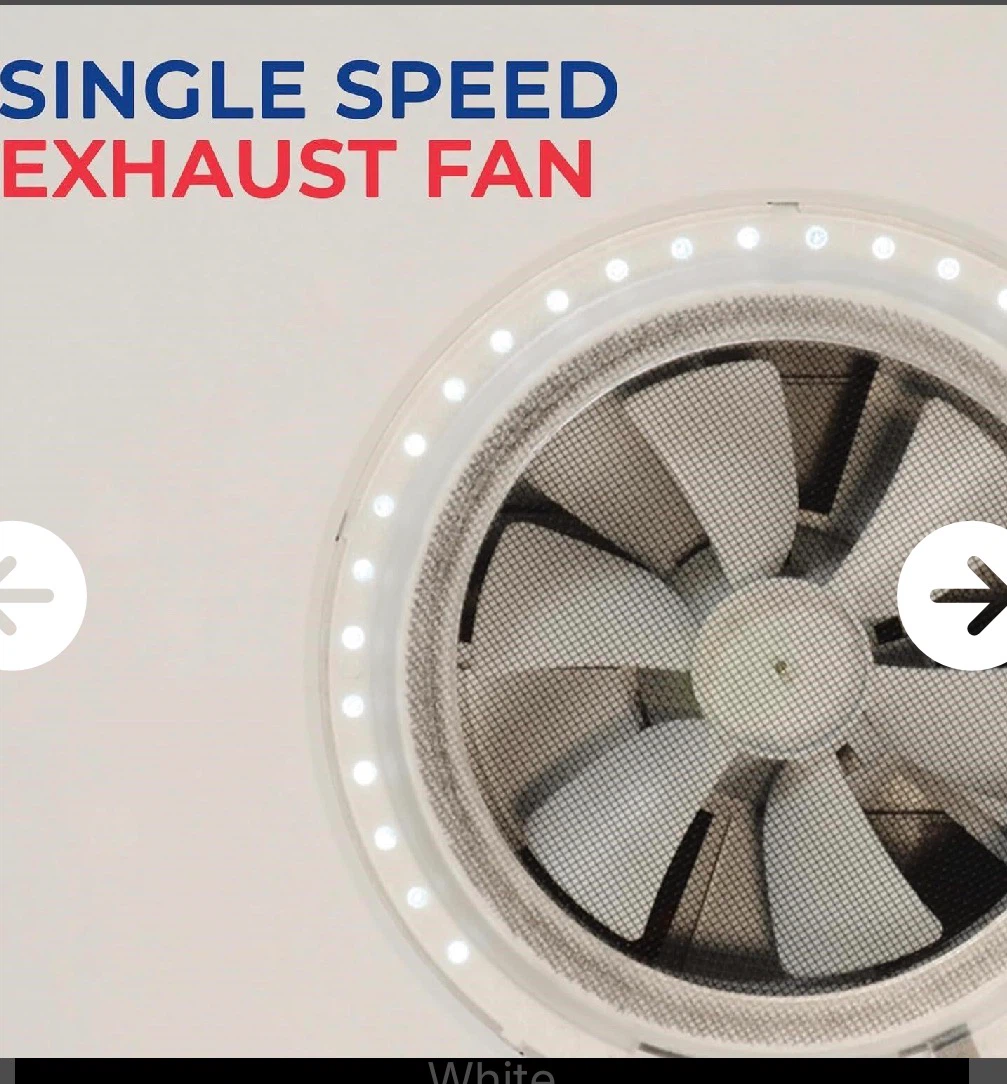 MaxxAir 6" Single Speed Exhaust Fan with Rain Cover - photo 2