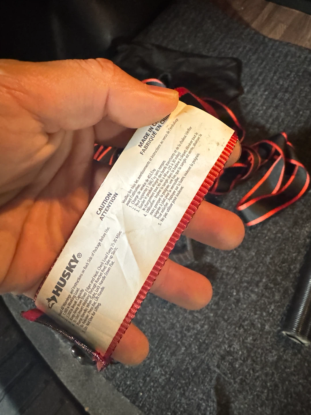 Husky Ratchet Tie-Down Straps - photo 2
