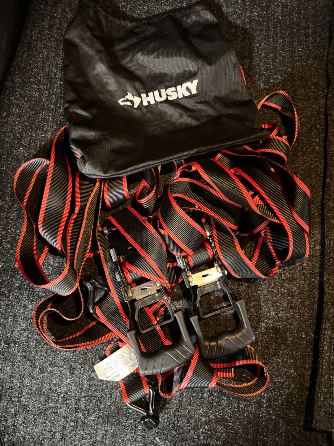 Husky Ratchet Tie-Down Straps