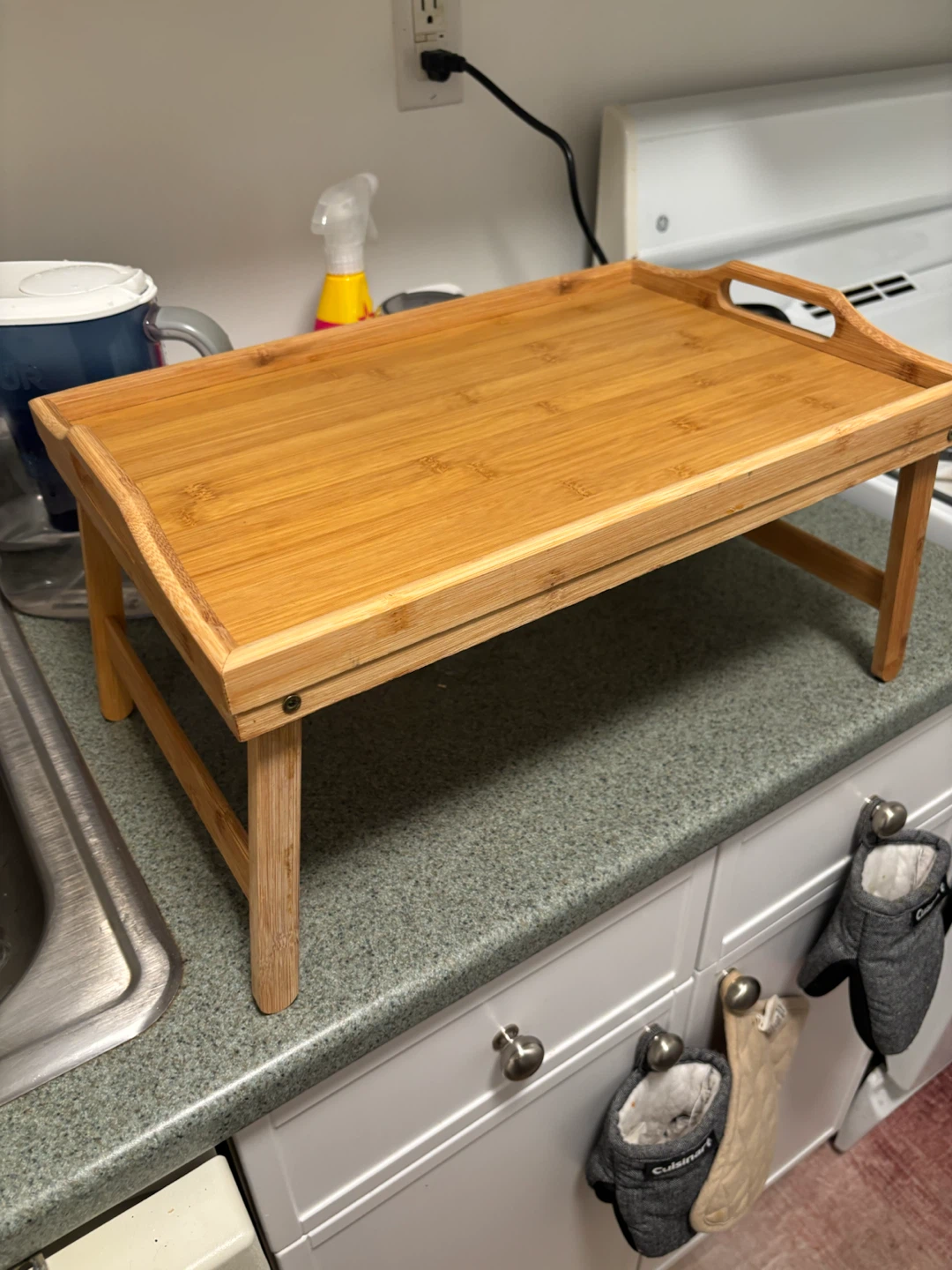 Bamboo Bed Tray Table