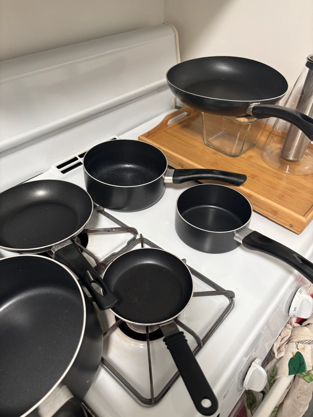 Black Nonstick Cookware Set