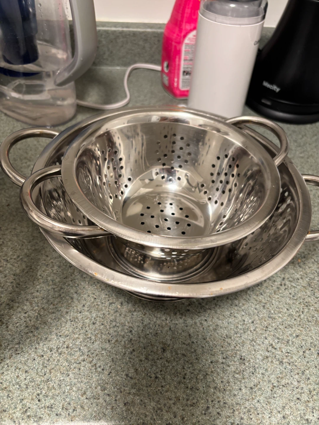 Four colanders