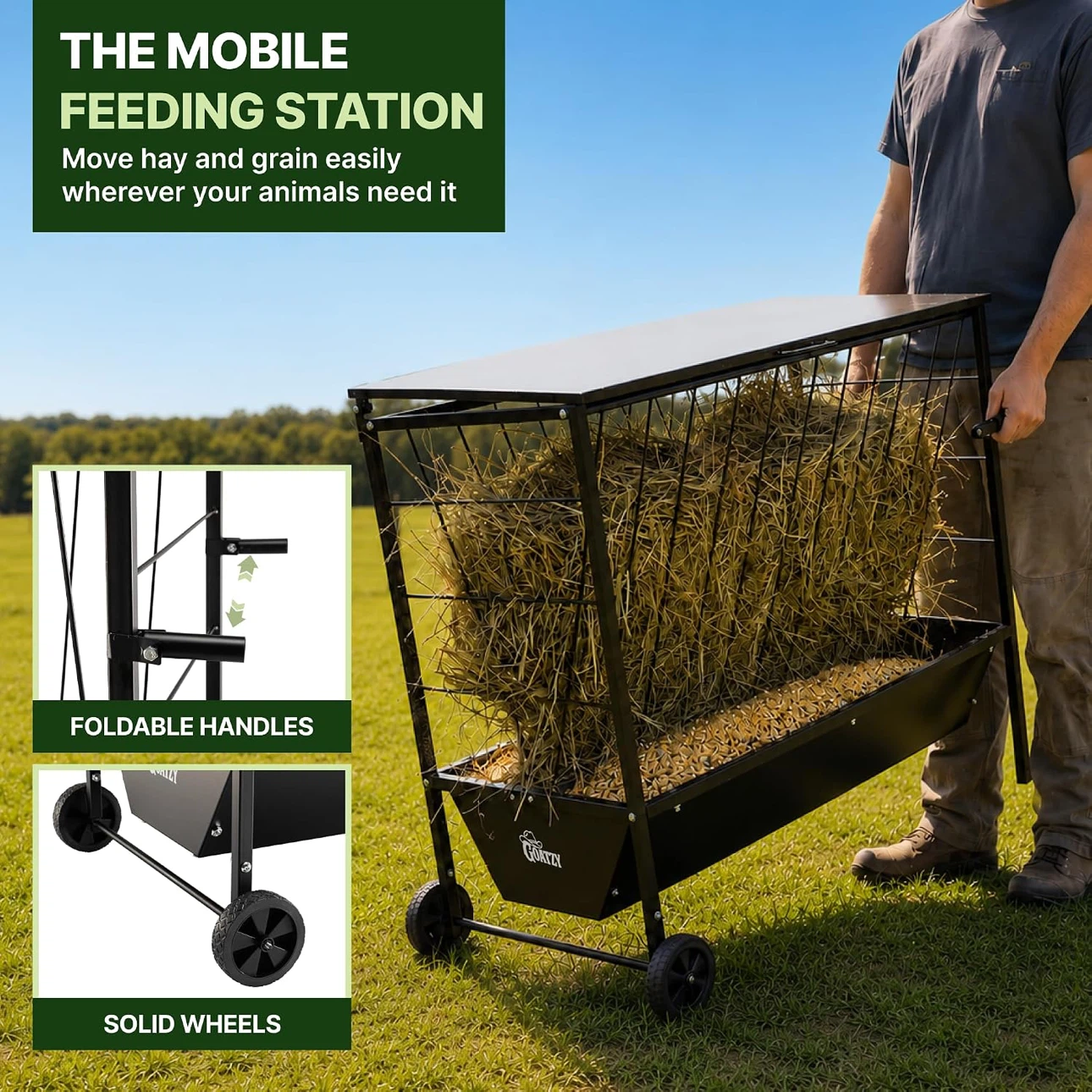 Rolling Farm Animal Feeder - photo 4