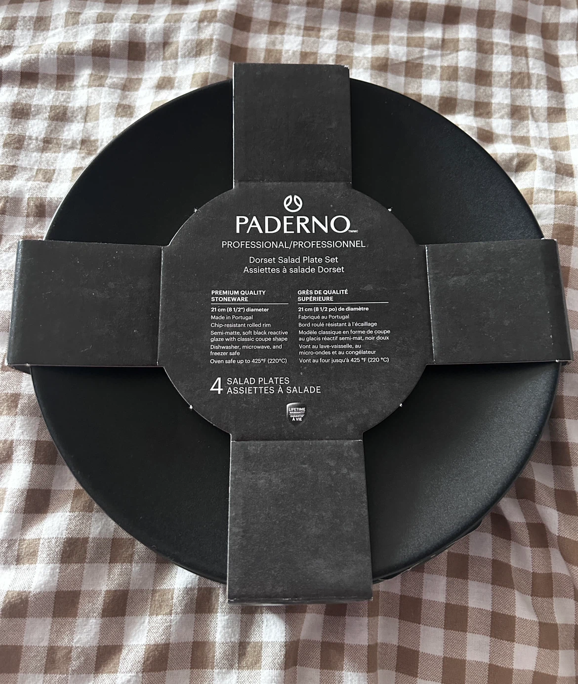 Paderno Dorset Stoneware Plate Set