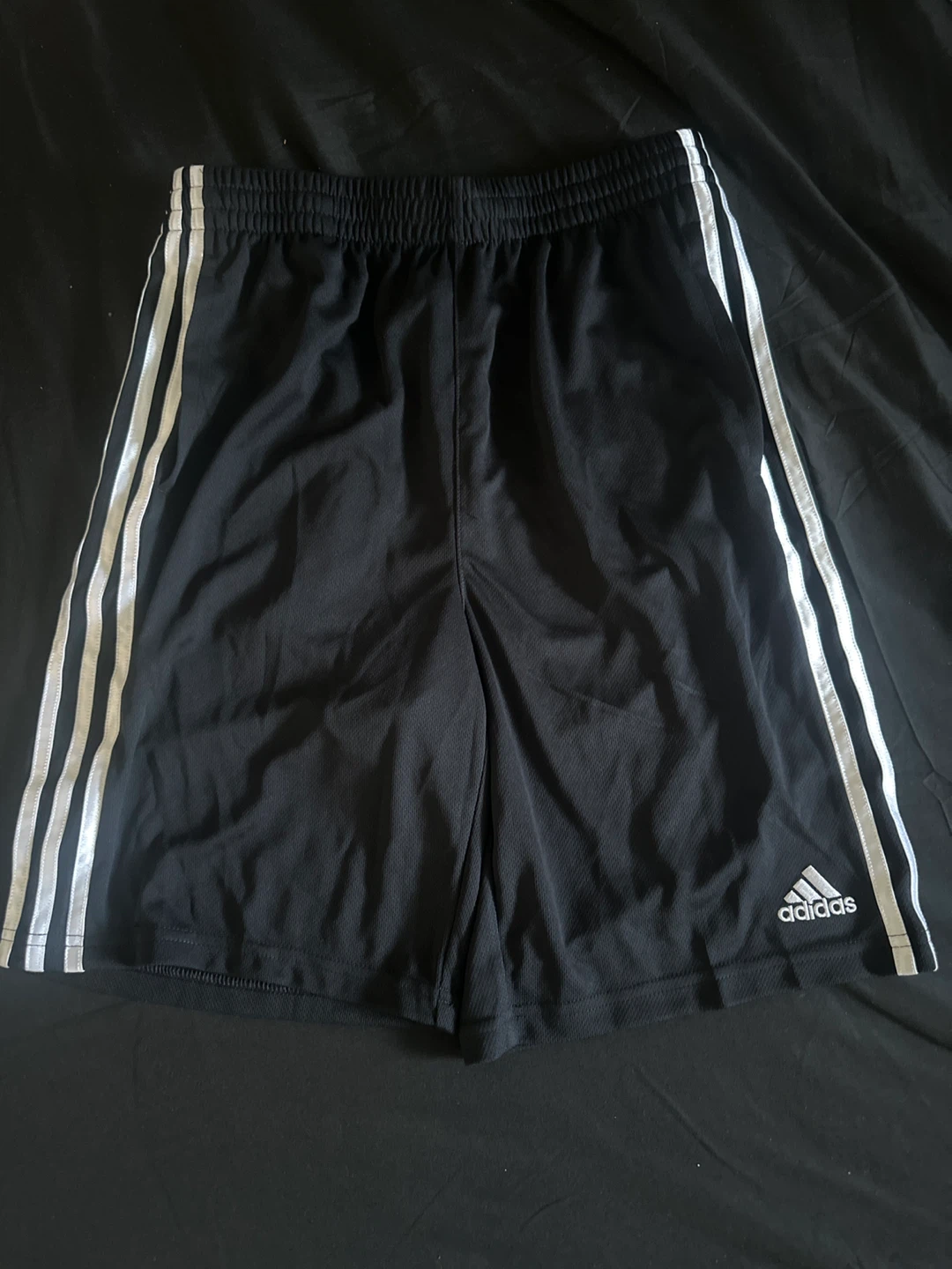 Adidas Athletic Shorts - Black & Blue - Size XL. - photo 2