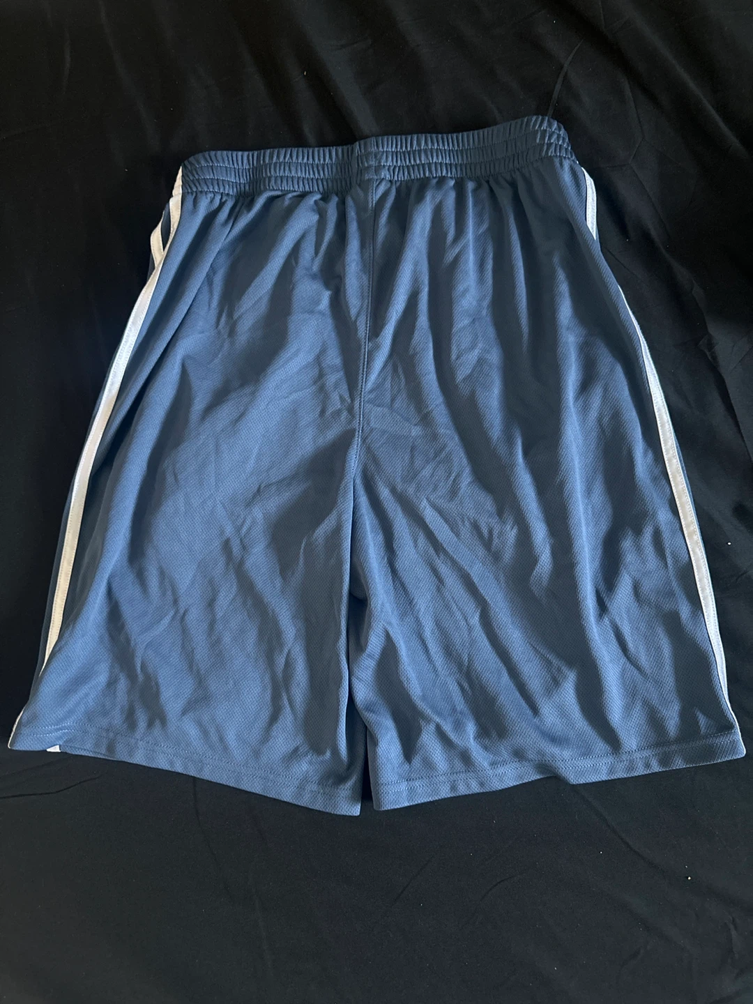 Adidas Athletic Shorts - Black & Blue - Size XL. - photo 3